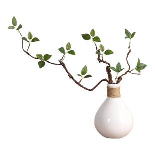 新中式仿真花创意花瓶绿植插花日式茶室茶几禅意摆件桌面假花装饰