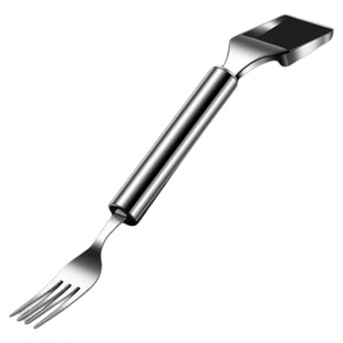 便携多功能不锈钢双头西瓜切刀叉水果叉取肉器西瓜特厚切块神器