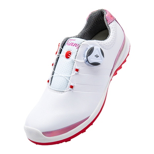 新款高尔夫球鞋女款防水鞋子旋扣鞋带防滑底固定钉轻便休闲运动鞋