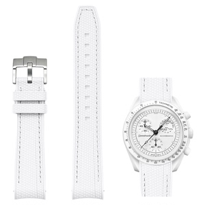 适用swatch欧米茄表带快拆弧口Moonswatch联名款snoopy史努比1965