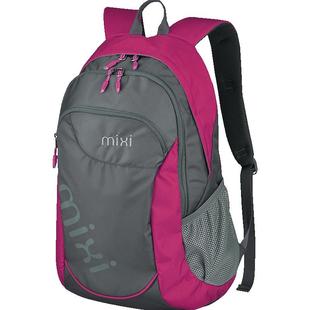 米熙休闲运动背包双肩包女书包中学生男时尚大容量轻便旅游旅行包