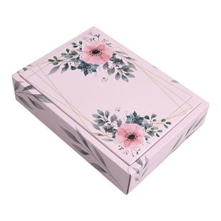 创意高档包装礼盒翻盖盒现货茶叶手工皂毛巾衣服包装方形礼盒现货