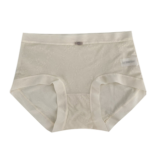 内裤女2026新款性感女生三角裤少女透气中腰半透纯欲蕾丝花晨月夕