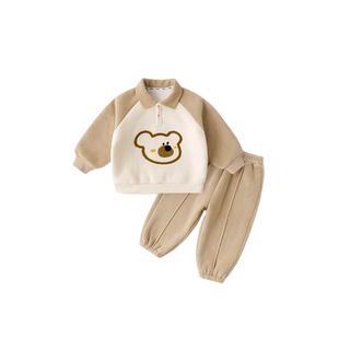 嘟嘟家儿童套装春季卫衣裤子儿童卡通两家套秋冬款男女童加绒童装