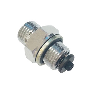 接头防爆阀液压油缸汽车尾板配件M18X1.5转M18管路安全阀进油口