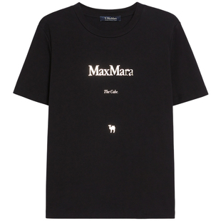【季末甄选】 MaxMara 女装棉质圆领短袖T恤9971015106