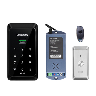 美尔顿无线门禁系统一体机免布线id刷卡密码锁磁力锁防水门禁套装