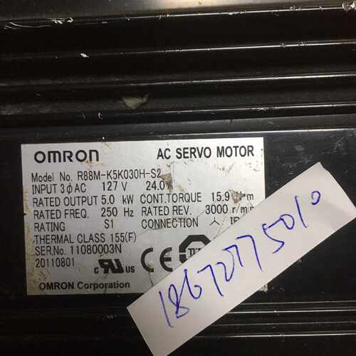 电机R88M-K5K030H-S2，参数见铭牌，八成新拍前询价下单