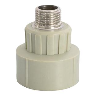 灰色PPR20 25 32转1寸6分4分黄铜外丝直接40 50 63转2寸1.5寸1.2