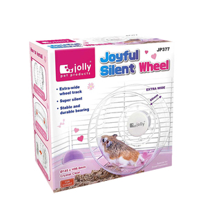 Jolly祖莉侏儒仓鼠跑轮静音滚轮跑步机透明跑轮造景玩具仓鼠用品