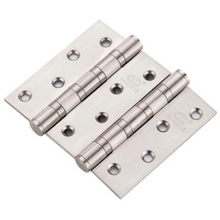 三环室内门房木门4英寸3mm加厚不锈钢轴承开槽合页折页铰链一片装