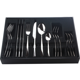 双立人牛排餐具套装NOVA16件套西餐具不锈钢刀叉勺甜品餐具4套装