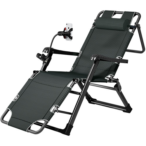 午憩宝户外折叠床便携两用椅办公室午休神器家用休闲阳台午睡椅子