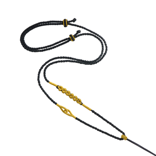 吊坠绳桃花项链绳子全手工编织玉坠玉佩黄金翡翠挂配绳高货绳挂坠