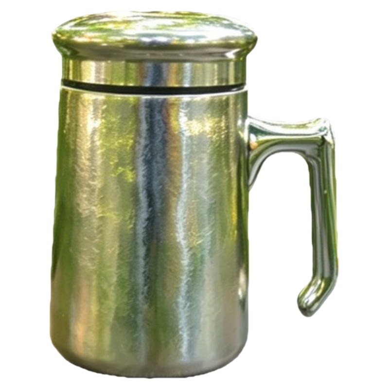 纯钛茶水分离商务保温杯可刻字