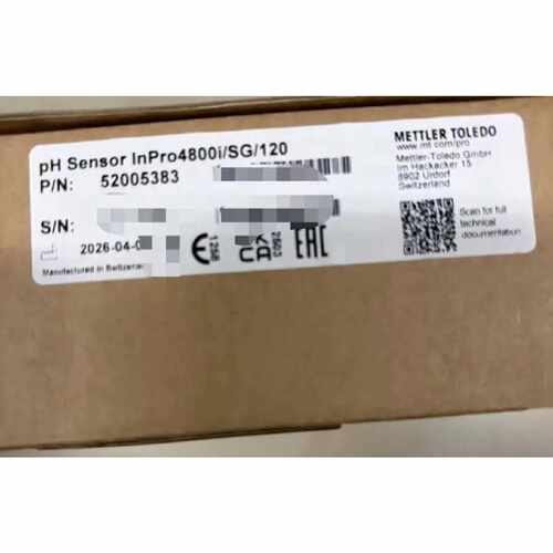 Mettler Toledo梅特勒托利多pH传感器