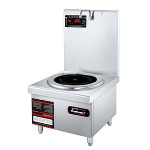 乐创高背电磁矮汤炉商用大功率双单头脚炉饭店厨房煲汤炉炖汤烧水