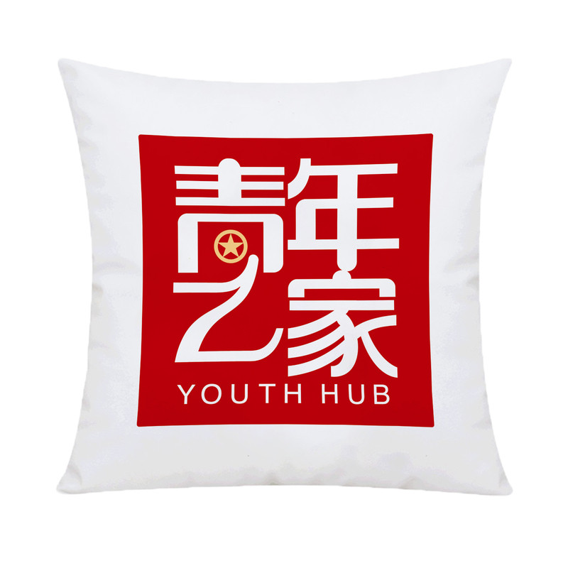 党建文创奋斗正青春抱枕靠垫