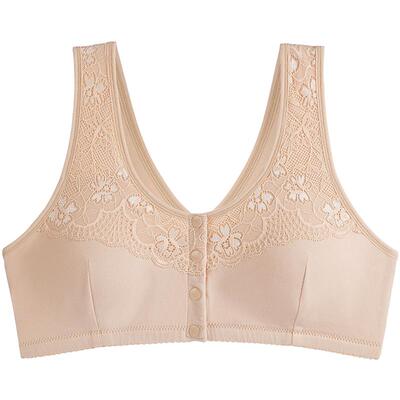 ＆内衣中老年无钢圈胸罩棉质