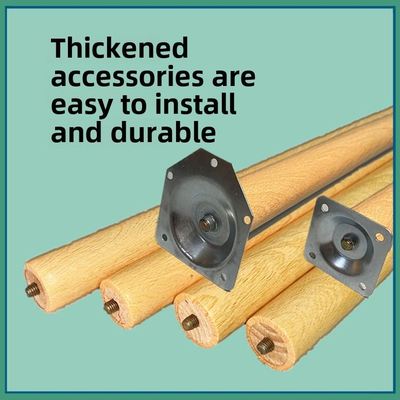 加高实木桌腿可拆卸写字桌配件小桌子腿桌脚支架木支撑腿电脑桌腿