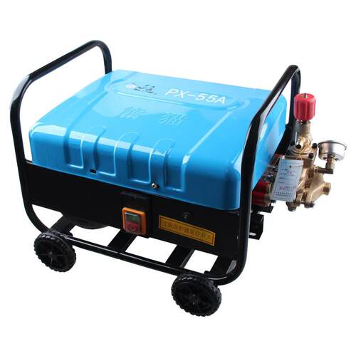熊猫PX55 58型高压清洗机220V商用洗车机全铜水枪洗车行刷车泵