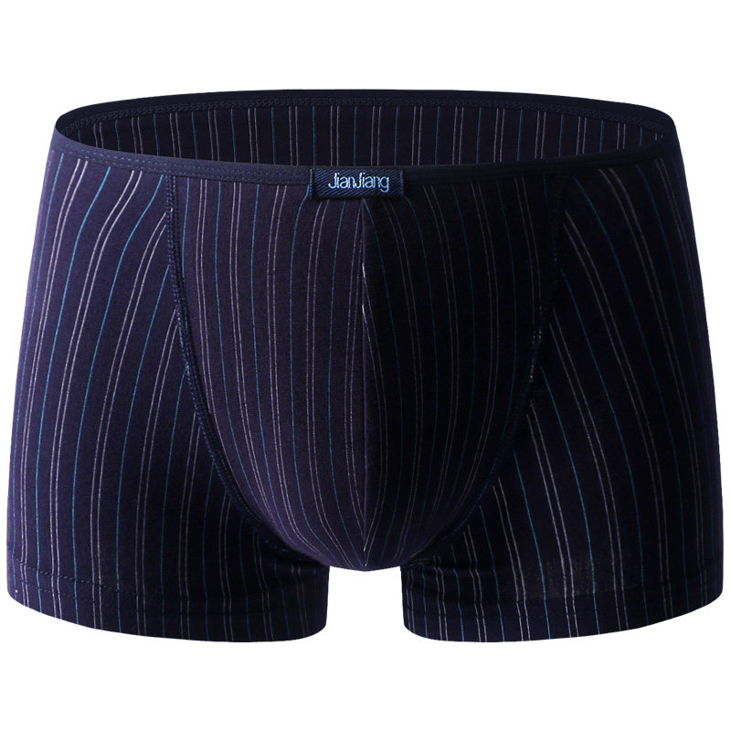 健将男士内裤纯棉加肥加大肥佬100%全棉高腰四角短裤中老年平角裤