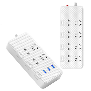 无线插排不带线过载保护插座自接线排插家用多功能USB插线板多孔