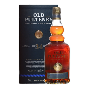 【指南针】富特尼34年收藏级礼盒装单一麦芽威士忌酒OLD PULTENEY