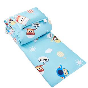 幼儿园被子三件套纯棉含芯宝宝入园床品六件套儿童床被褥午托拆洗