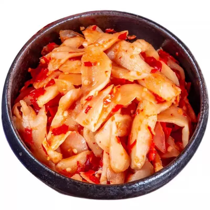 湖南风味香辣嫩姜农家自制生姜新鲜剁椒姜片泡仔姜腌制咸菜下饭菜
