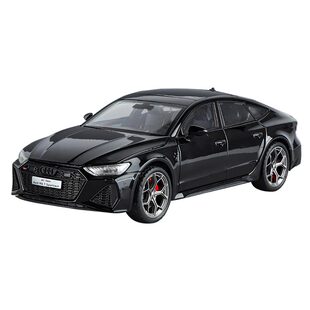 奥迪rs7模型玩具车男孩黑武士汽车模型仿真合金车模跑车摆件收藏