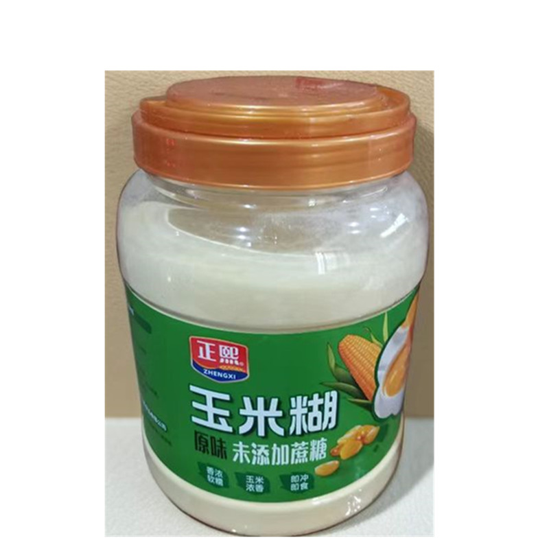 正熙益生元玉米糊原味未添加蔗糖淮山薏米香浓软糯即食冲调谷物