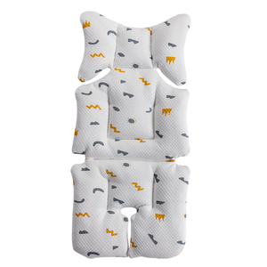 婴儿推车垫子四季通用宝宝遛娃神器坐垫秋冬棉垫垫子护脊躺垫冬天