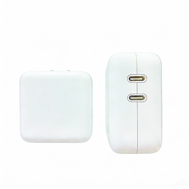 适配苹果35W充电头双USB-C口小型电源适配器MacBook air笔记本35瓦iPhone13 14 15 16 17快充头双C线二手拆机