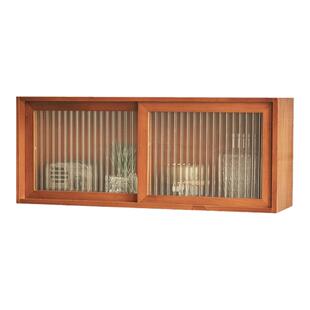 杯子茶具收纳实木桌面柜桌面收纳柜化妆品收纳盒子整理盒防尘桌面