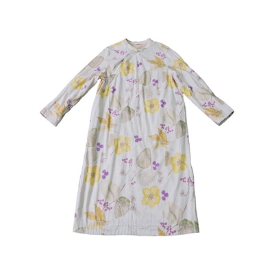 远家斜襟盘扣加绒新中式旗袍