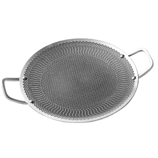 316不锈钢食品级烤肉专用盘电磁炉家用蜂窝煎烤盘户外露营铁板烧