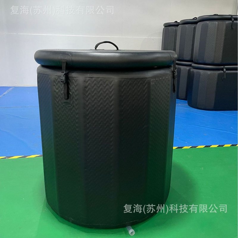 户外充气冰桶浴缸恒温加热制冷机水池spa水池家庭冰浴池