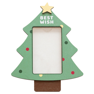 阿楹 生日照片拍立得相框冰箱贴磁吸ins小卡展示架圣诞树装饰礼物