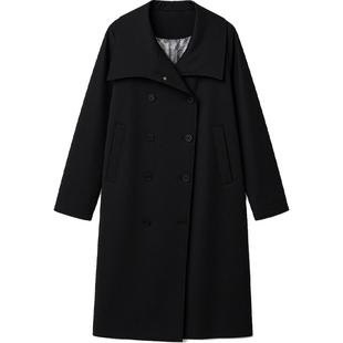 DM100大码百分百女装微胖mm冬季气质通勤收腰显瘦三防风衣羽绒服