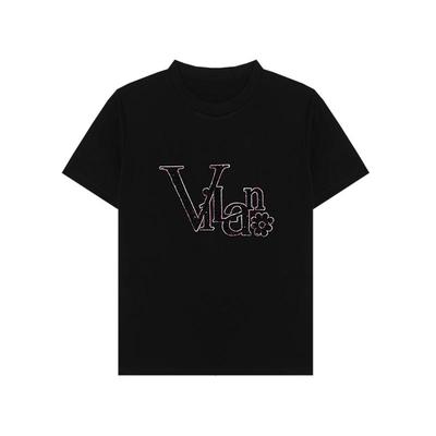 vilan/慧兰短袖女款衣服春夏新款圆领修身显高级感上衣T恤衫