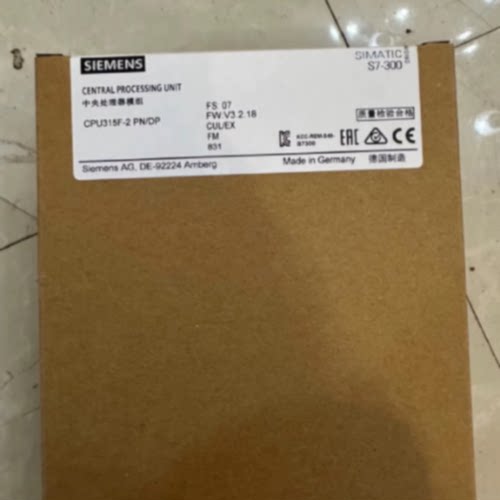 议价西门子S7-300CPU 315-2 PN/DP中央处理器6ES73152EH140AB0/OA