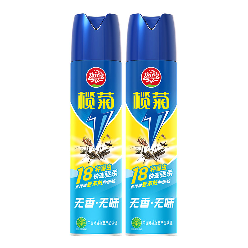 榄菊杀虫剂家用气雾剂室内下水道蟑螂药驱虫除害灵灭蚊苍蝇喷雾W