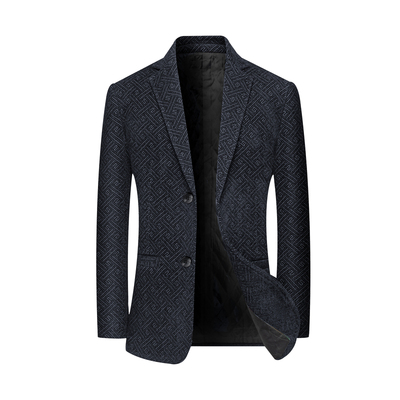 皮尔卡丹新款加绒加厚西服