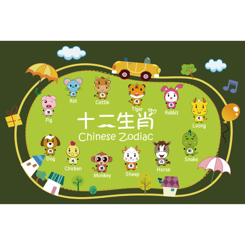 早教阅读区绘本馆幼儿园地毯防滑