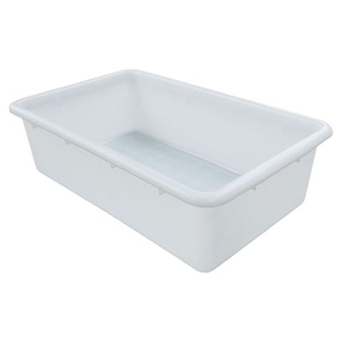 收纳箱白塑胶盒子长方形零件周转箱塑料加厚盘食品箱龟水产养殖箱