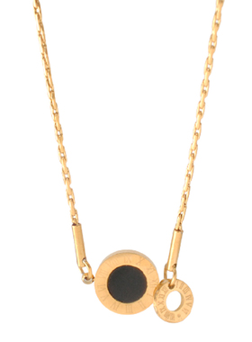 罗马挂坠百搭不掉色钛钢手链女