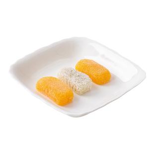 纯白骨瓷盘子菜盘家用陶瓷碟子创意水果盘方形网红菜碟中式餐具