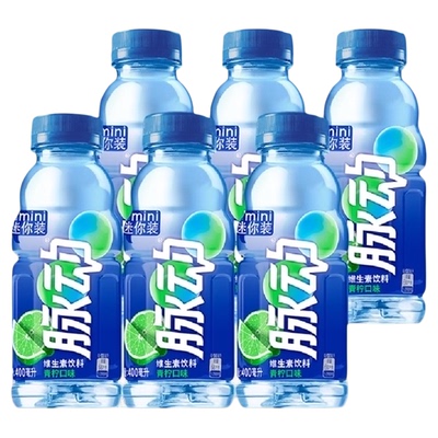 脉动青柠味维生素饮料400ml×6瓶