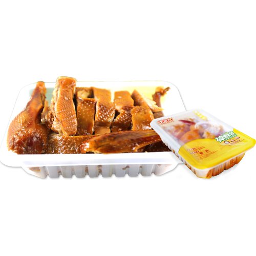 【不老神-锁鲜鸭肉280g】气调装神鲜装香辣卤味熟食小吃烤鸭酱鸭